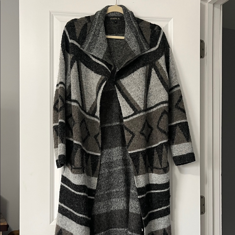 Gray and Black Cardigan